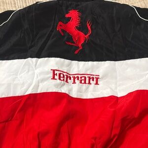 Ferrari Red and Black Racing Jacket